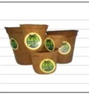 100% Natural coir fiber  hydroponic eco-friendly biodegradable  Greenhouse   plant nursery cocopeat coir fiber Pots
