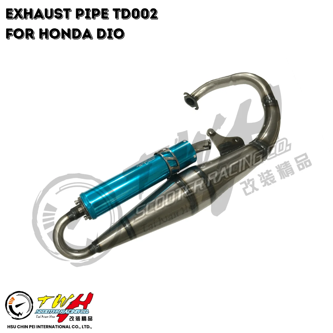 TWH DIO TD002 Racing Muffler Exhaust Pipe for Honda AF17