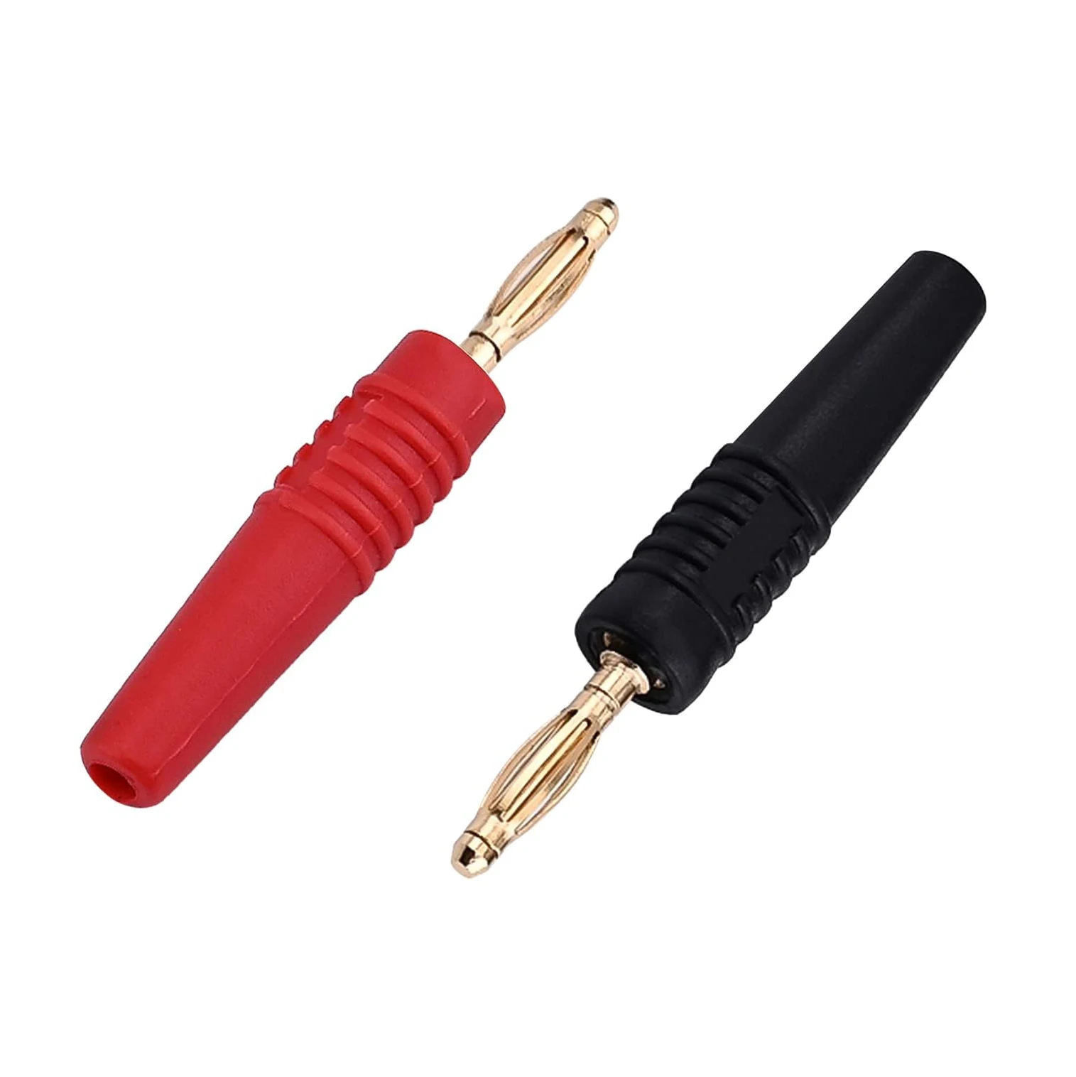 2 Pcs/lot 2MM Monster Copper Wire Gold-Plated Banana Plug Speaker Wire Plug Braided Wire Plug Connector I379408518