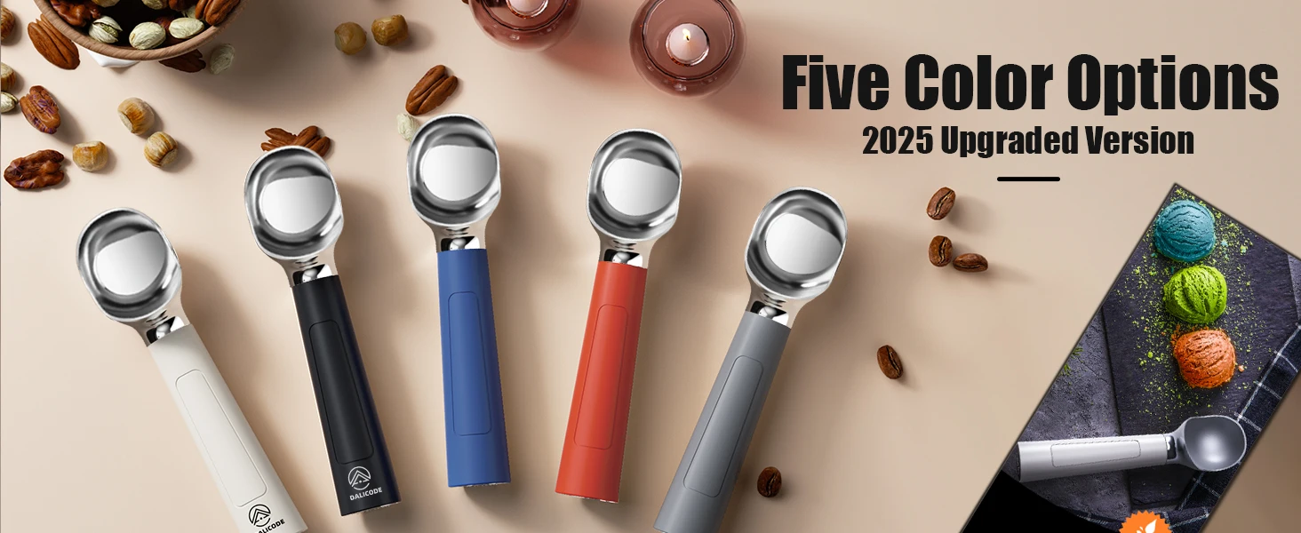Electric Heated Ice Cream Scoop, Rechargeable Scooper For