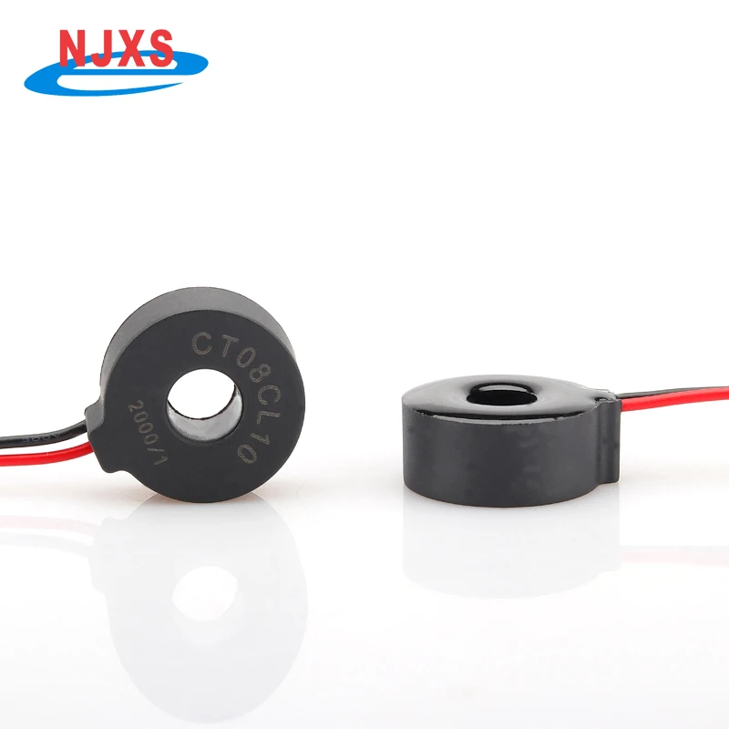 DL-CT08CL5-20A/10mA Micro Current Transformer - 2000:1 Ratio, 0-120A Range, Brand New