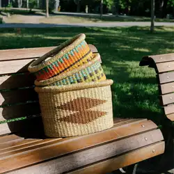 Передняя велосипедная корзина, ручная работа, водоросли, натуральная солома, экологически чистые биоразлагаемые корзины для велосипедов