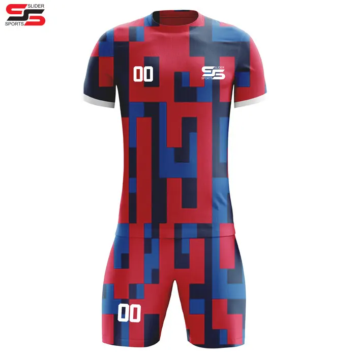 New Style Men Soccer Jersey Design Uniform Football Uniform Quick