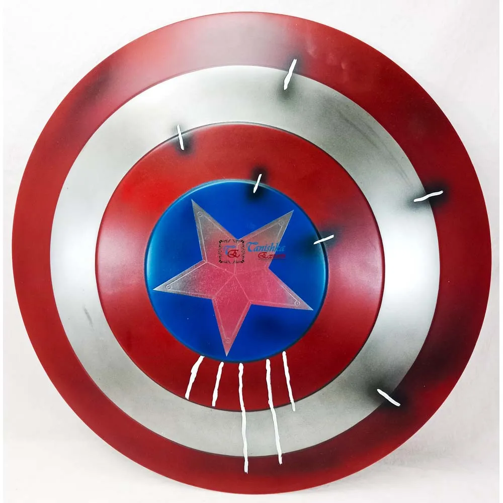 Marvel Cinematic Replica Shield Medieval Armor Cosplay Captain Rogers ...