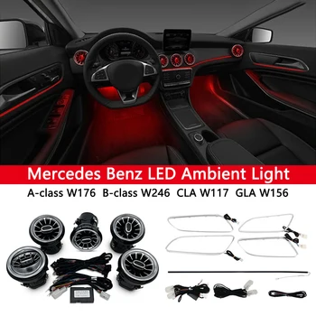 Kit éclairage LED Intérieur Voiture - Pour Mercedes Classe A W169 / Classe B W245 (2004-2012) | Blanc 6000K, 19 Pièces