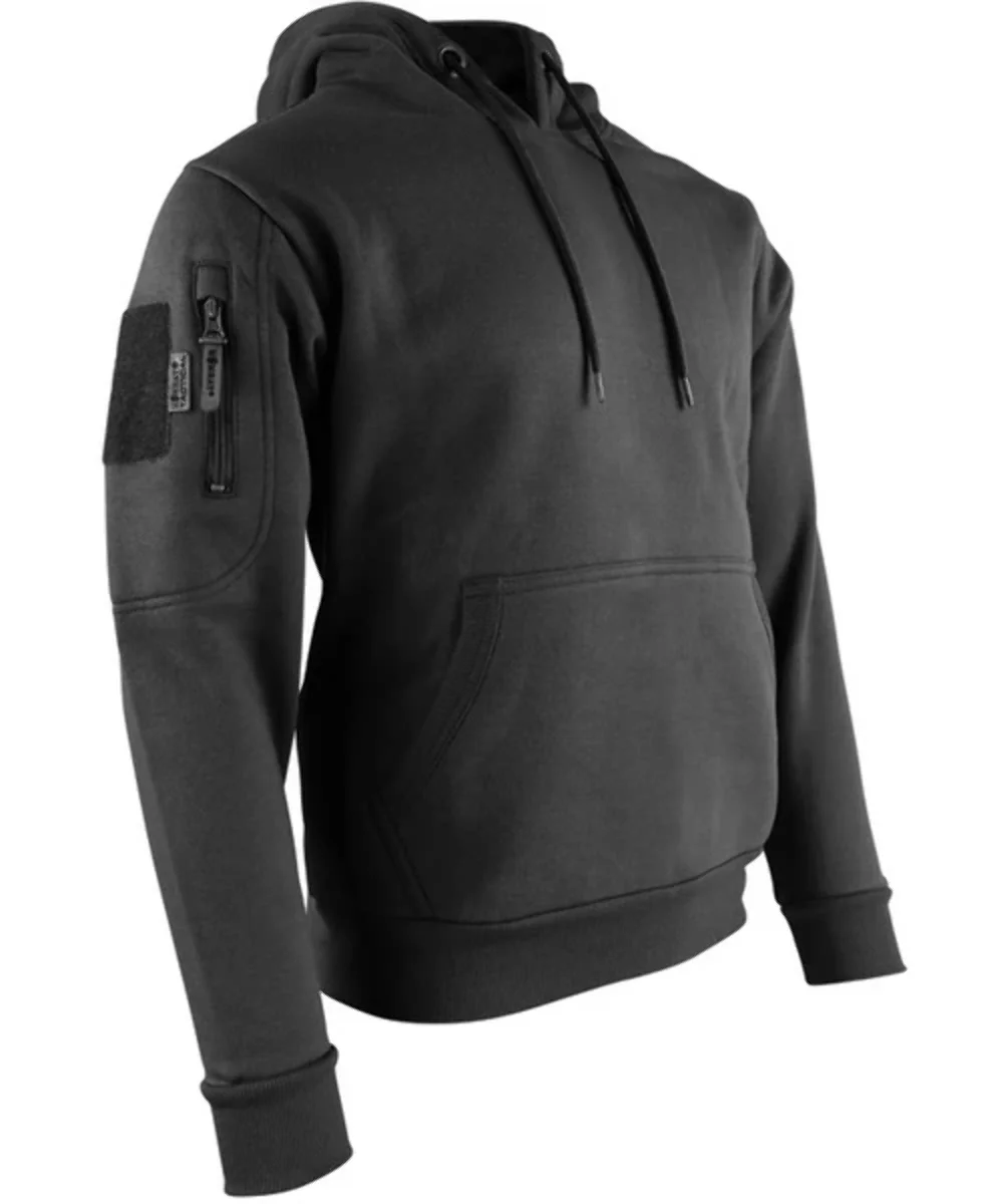 Tactical Hoodie Black Mens Combat Jacket Hooded Sweatshirt Heavy - Buy ...