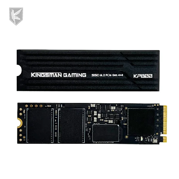Черный SSD 4TB M.2 PCIe Gen4X4 с драм для
