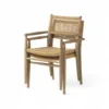 Rustic Teak Gray with PE wicker - No Cushion