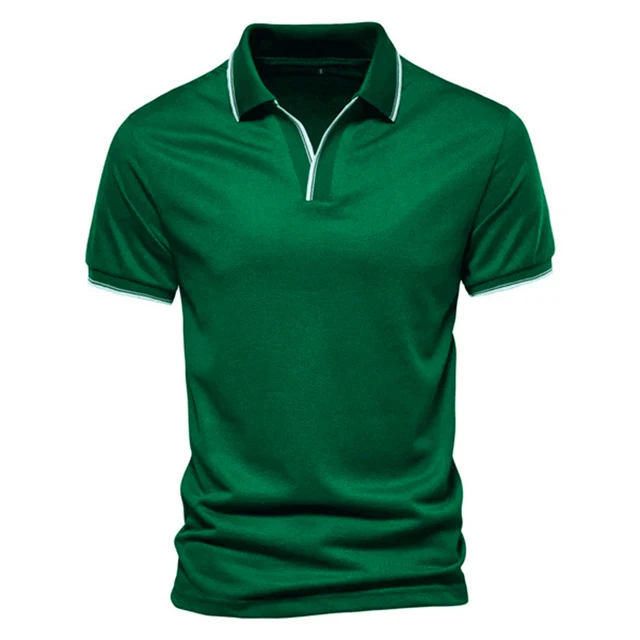 On Demand Top Quality Mix Color Combination Polo Collar Men T-shirts Custom Size Golf Clothing Classic Collar Men Polo T Shirt
