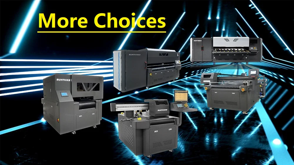 Sunthinks Single Pass UV Ink Plastic Printer Acrylic Flatbed Inkjet UV Printer Single Pass UV Label Printer