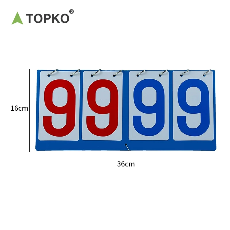 TOPKO High Quality Portable Manual Scoreboard Flip Number Scoreboard for Cricket, Football, Basketball & Other Sports Scoreboard