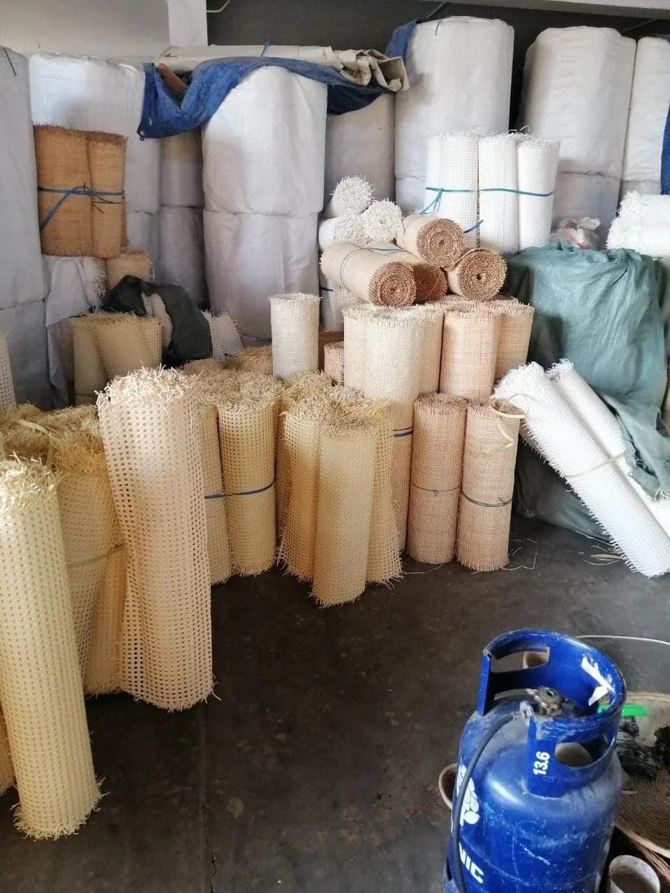Wholesale Natural Rattan Cane bing Roll/ Rattan Cane Weave Roll