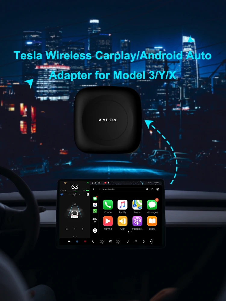 Tesla Model Y X S 3 Accessories Wireless Carplay Box Adapter Magic Box