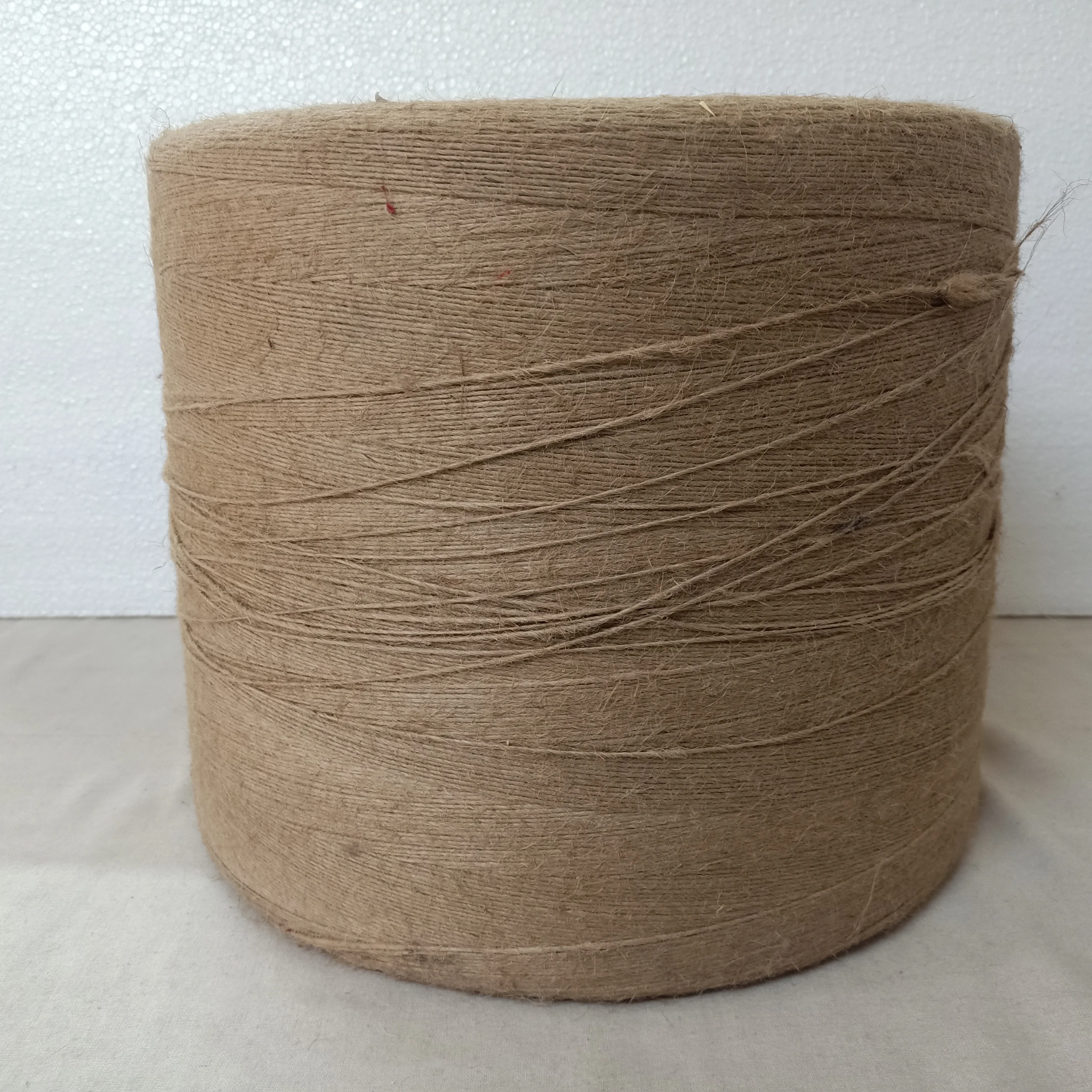 Large Sized Cones of Natural Nettle Fiber Yarns Poy Fdy Filament for Textile Spinning and Weaving Resale Purpose