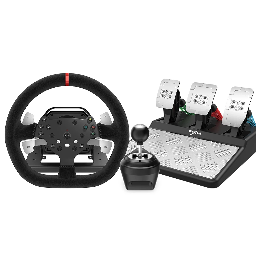 PXN V10 Racing Wheel with 3 Pedals for Xbox & PC