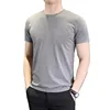 เสื้อเชิ้ตแขนสั้น 140 กรัม - สีเทาอ่อน