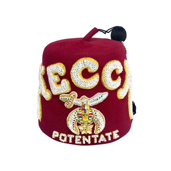 Шляпа Masonic Fez вудбери антиквариат онлайн Shriner Bejeweled шляпа легиона банное