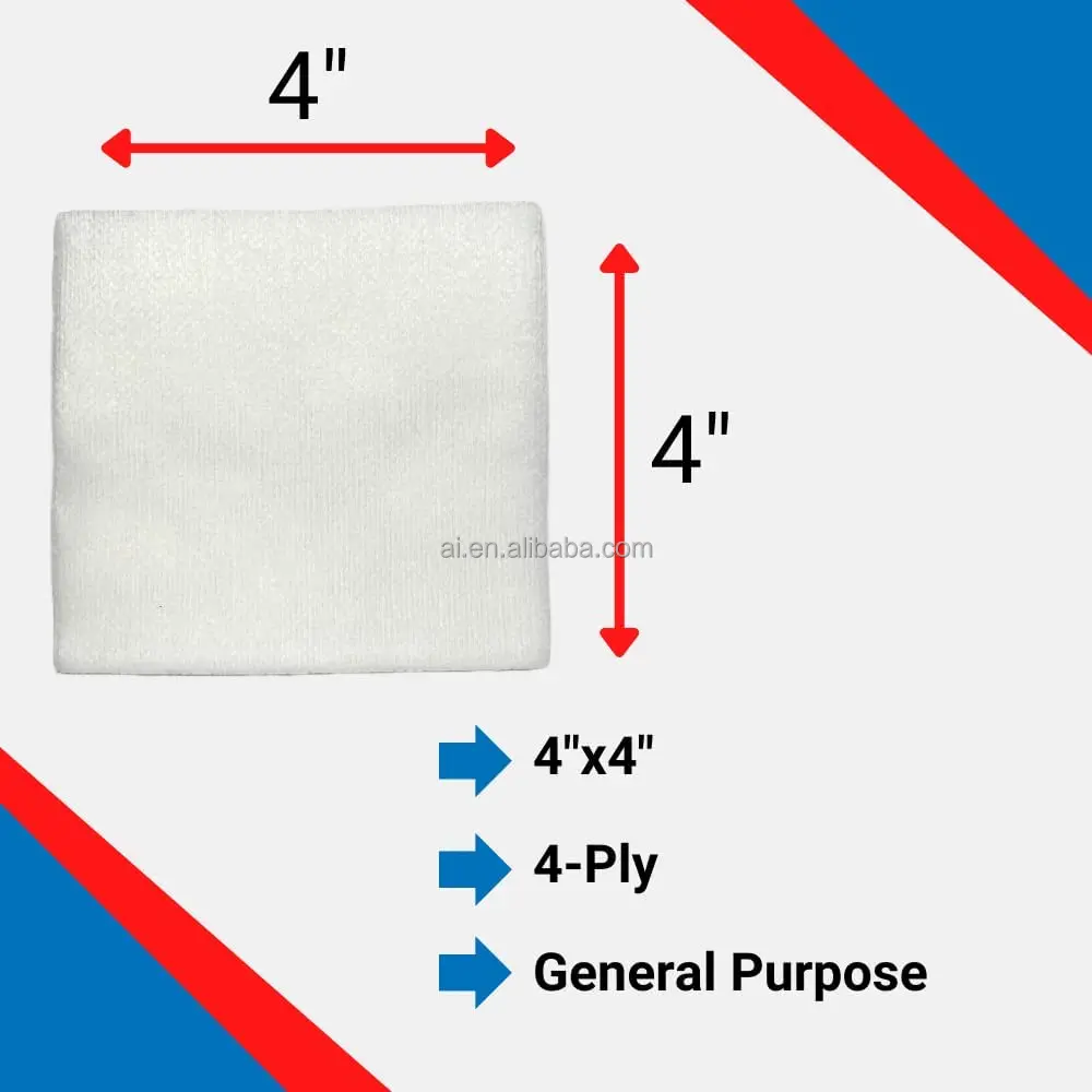 Surgical Medical Gauze Swabs Gaza Gasas Sterile Softness Absorbent