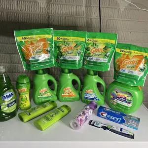 Gain Flings Ultra Oxi Laundry Detergent Pacs, Waterfall Delight Scent, 112 Count