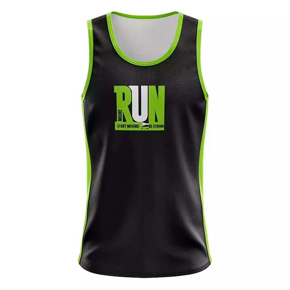 Professional Team Group Uniforms Sleeveless Workout Running Jerseys
