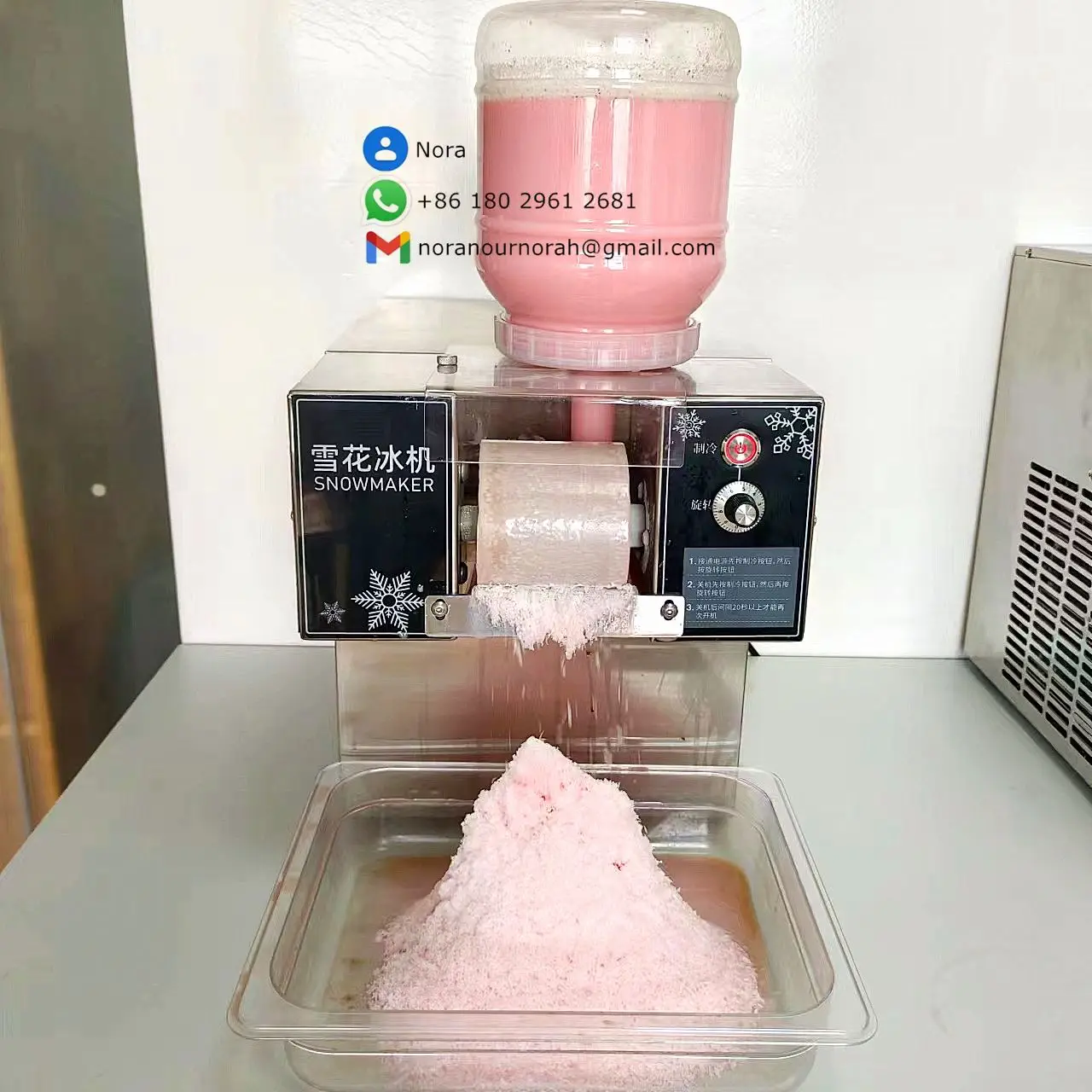 Full Automatic Snow Flakes Ice Machine Korean Bingsu Machine Commercial Milk Snow Bingsu Ice Shaver Machine