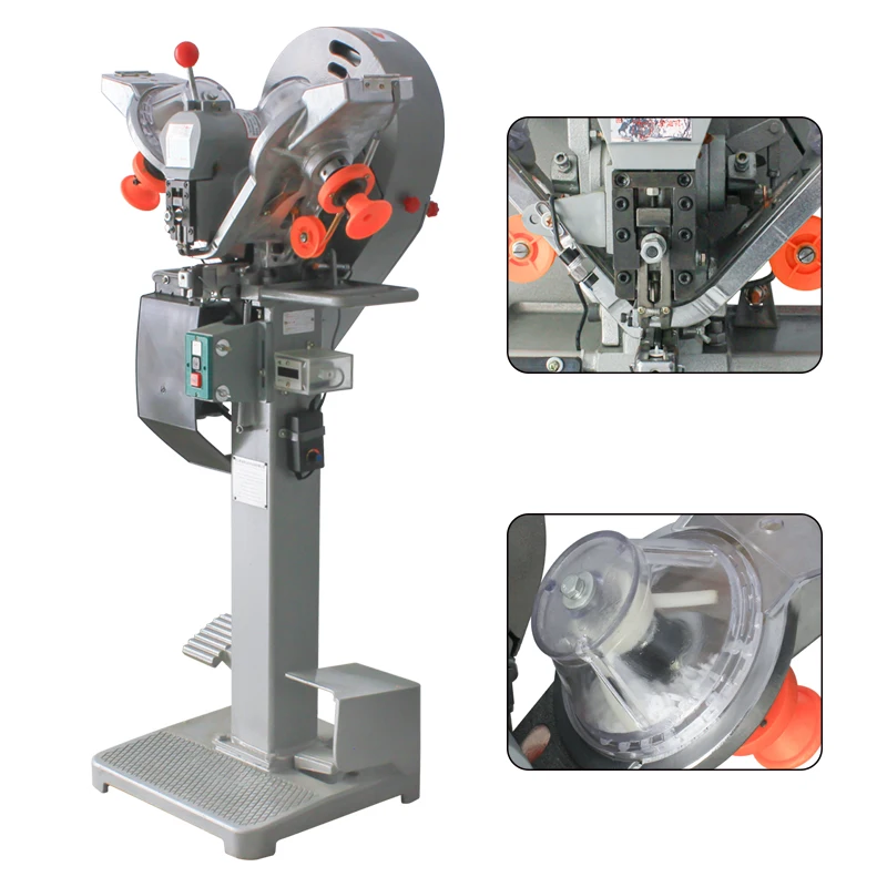 Snap Button Rivet Snap Fasteners Eyelet Grommet Metal Plastic Snap Button Attaching Machine Automatic Button Machine