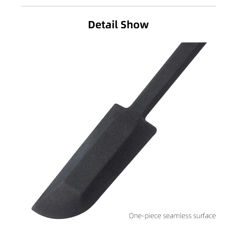 Shimoyama Silicone Jar Spatula Long Handle Rubber Heat Resistant Non