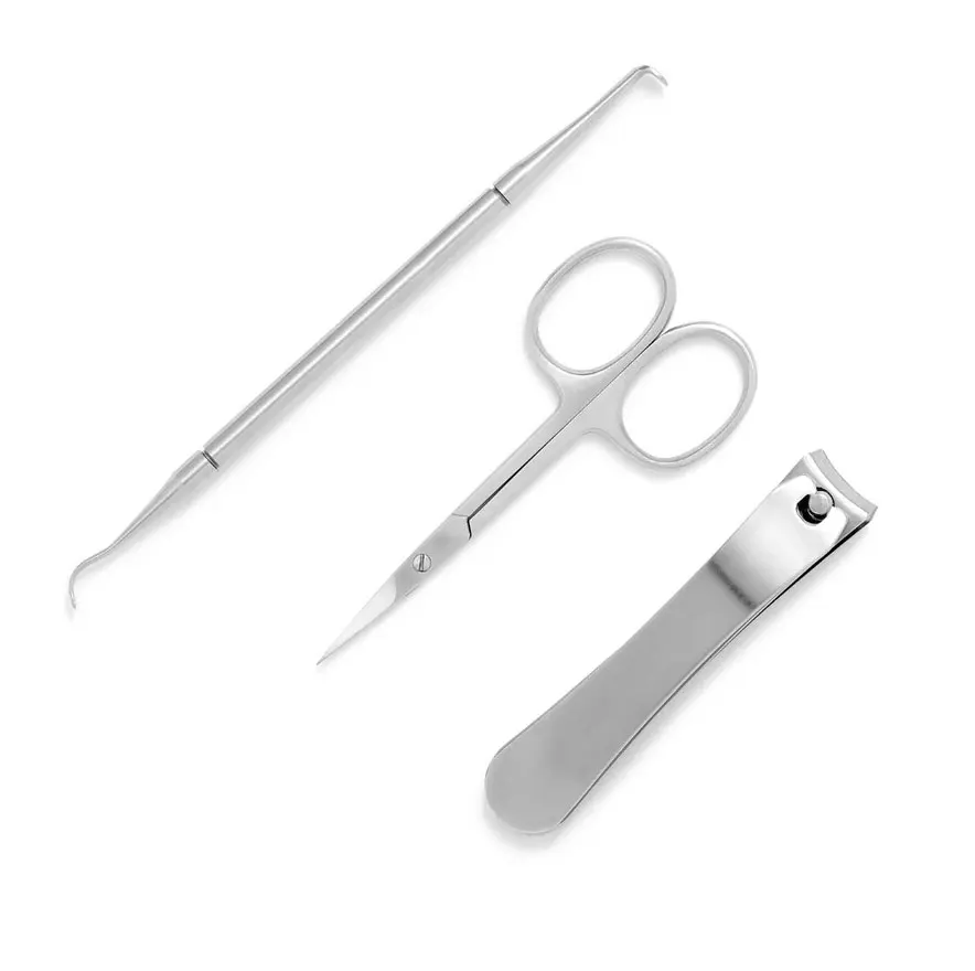 Eco-Friendly Expert Cuticle Scissor and Pusher Manicure Scissors Premium Nail Tool Packaged in Luxury Cardboard Box