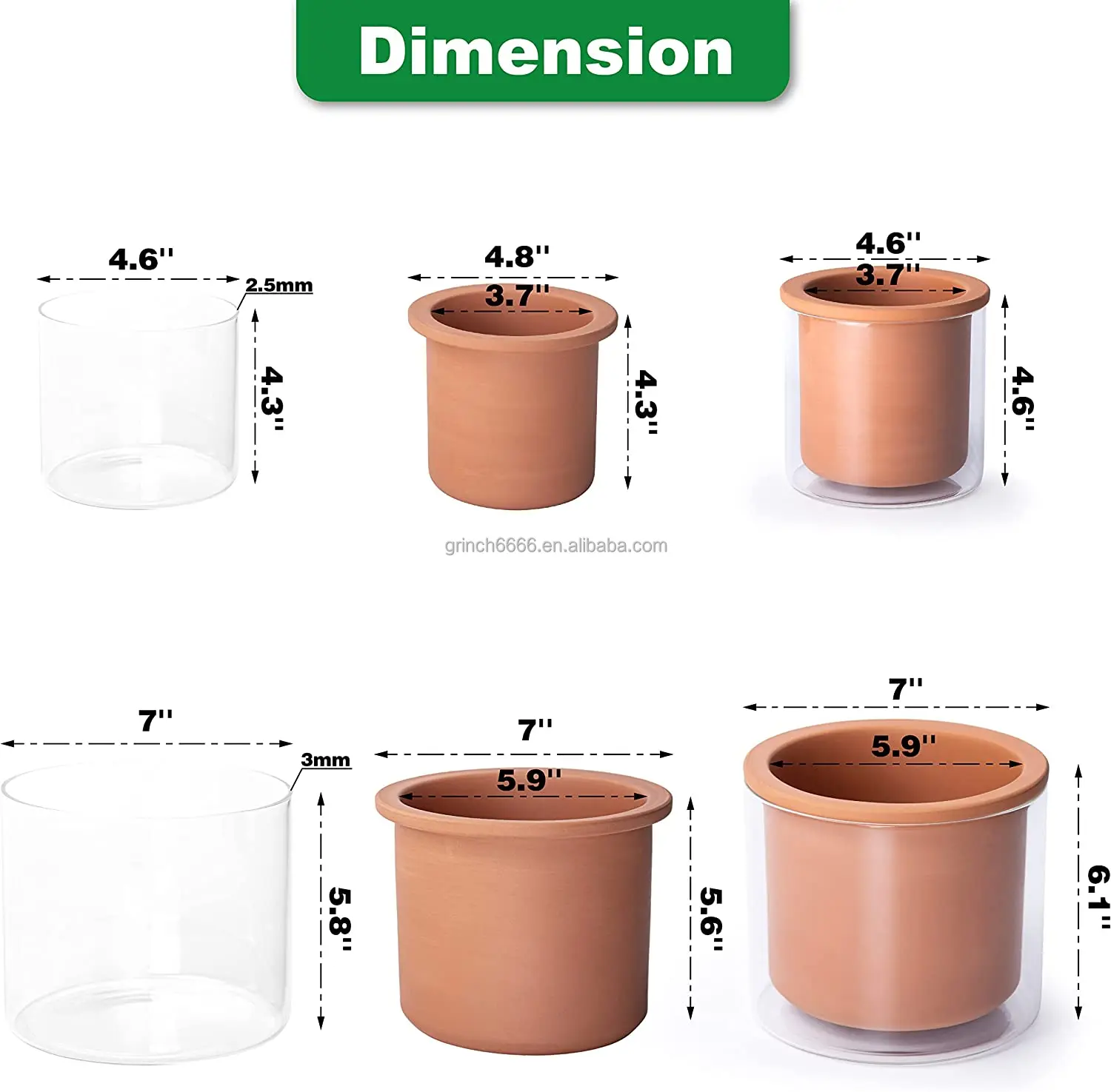 2023 Self Watering Plants Pots Design Clay Terracotta Pots For Plants