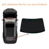 Black Self-adhesive film for car rear windows: 120*120 cm