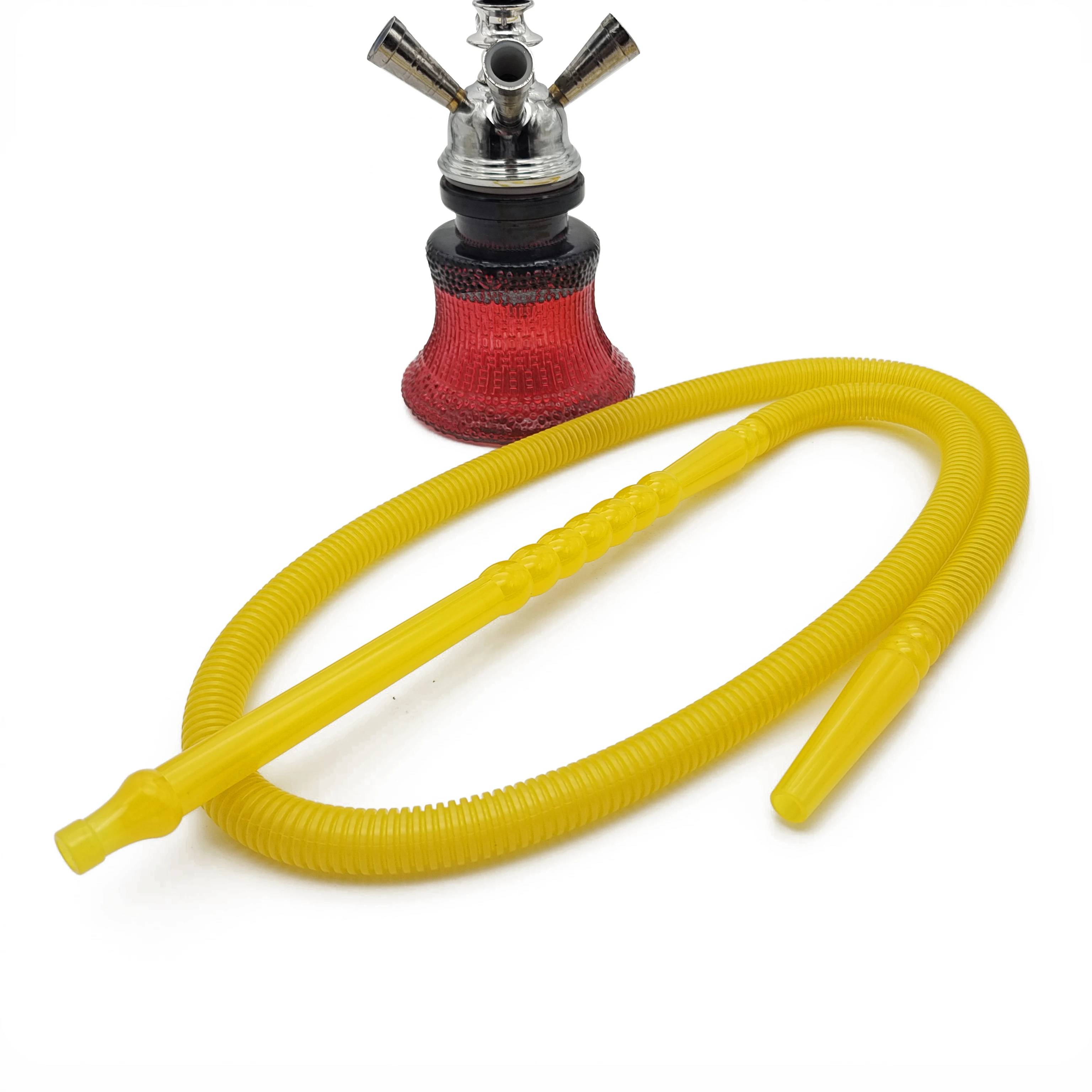 Factory Direct 1.5m or 1.8m Colorful Customized logo Luxury Smoking Accessories Plastic Disposable Hookah Hose