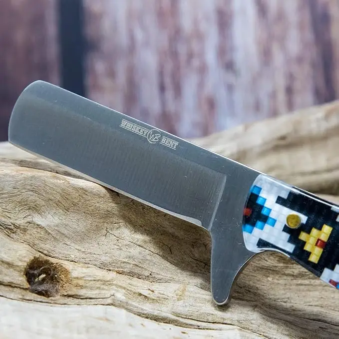 High Quality Industrial Grade Handmade Stainless Steel Hunting Knife OEM Customizable Size Plastic Handle Multiple Colors 6