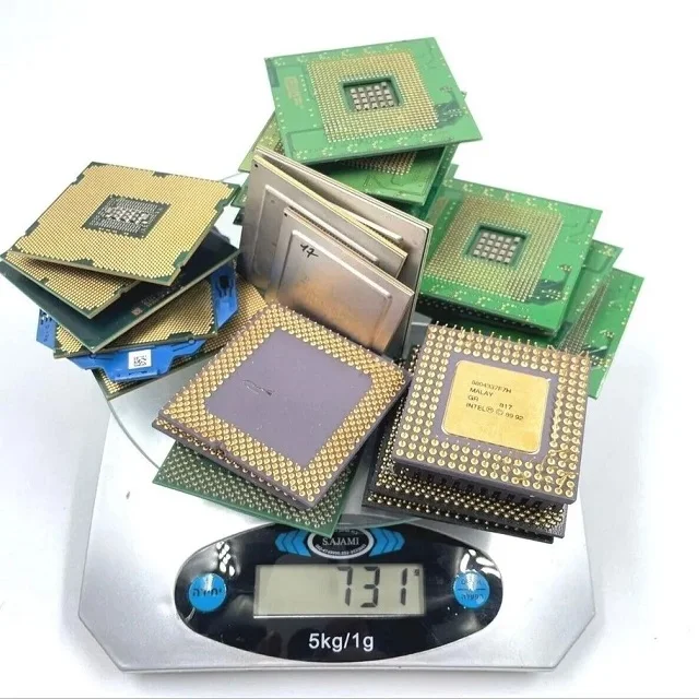 Gold Recovery Ceramic Cpu Scrap / Ceramic Cpu Processor Scrap / Pentium