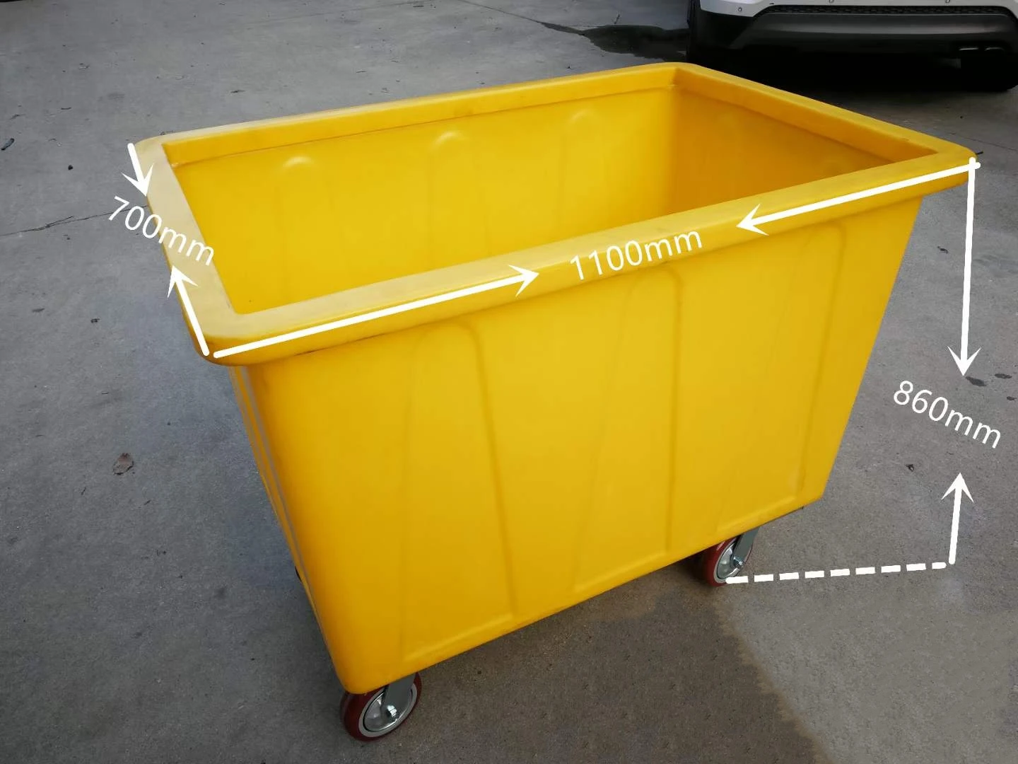 High Quality Plastic Laundry Cart And Laundry Trolleys For Hotel And