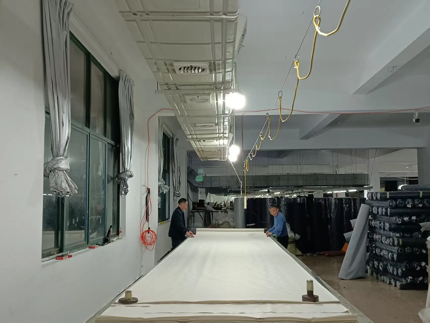 Folding Storage Ottoman Bench Custom Rectangular Black PU Leather Bedroom Modern Design Caishi High-quality Customizable supplier