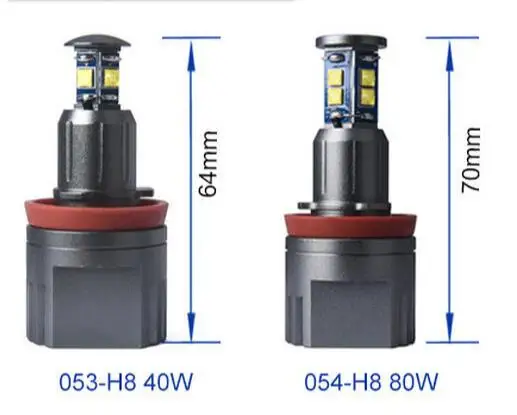 Canbus Error Free  LED Marker H8 Angel Eyes LED H8 40W for BMW E60 E61 E87 E82 X5 E70 X6 E71 E90 E91 H8 E92 LED Angel Eyes