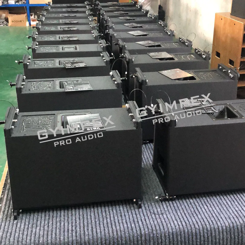Speaker Cabinet Component Single 12 Inch Two Way Line Array Speaker Passive Black Color Line Array Loudspeaker