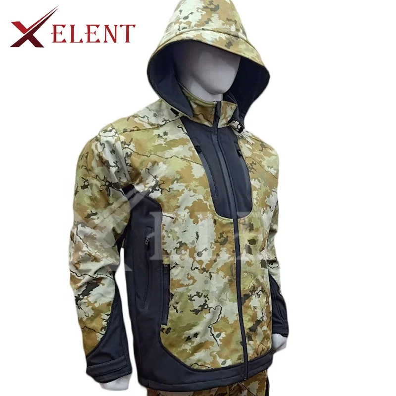 New Custom Hunting Jacket Made With Softshell Silent Fabric Breathable