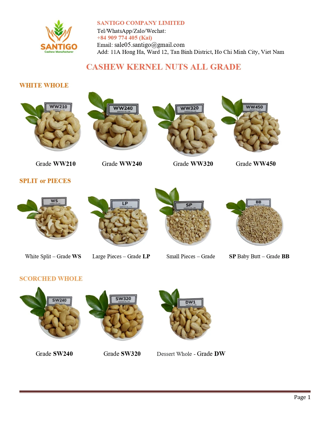 Wholesale Cashew Nuts From Vietnam High Quality Nut Supplier Noix De ...