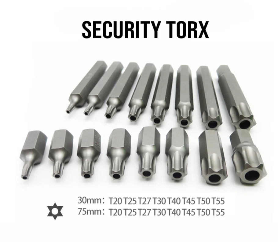 Multi-purpose Sizes 58pcs Spline Hex Torx Security Torx Screwdriver Bit ...