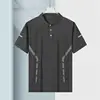 Side bar gray [butterfly net POLO shirt]