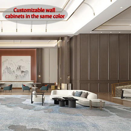 Aynı Renk Seçenekli Melinco PVC Duvar Paneli ve Dolap, Yatak Odası, Oturma Odası, Villa, Spor Salonu için Modern Basit Tasarımlı, Su Geçirmez, Ses Yalıtımlı, Grafik Tasarım