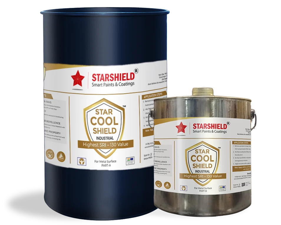 Best Heat Reflective Paint Star Cool Shield Industrial Advanced Cool