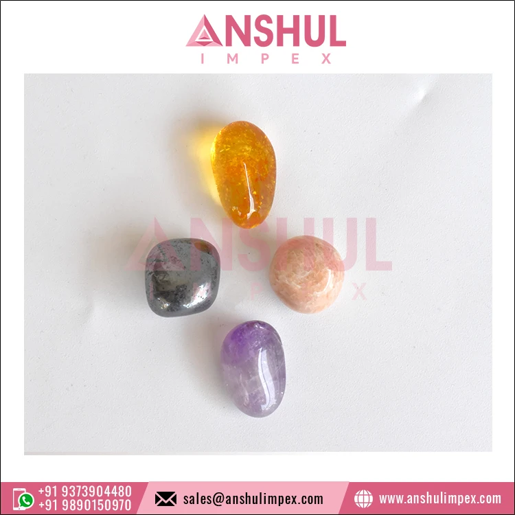 Enhance Inner Strength and Determination Meditation Tumbled Grounding Stones Healing Crystal Set STRENGTH Intention Crystals Kit