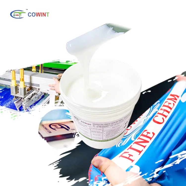 Cowint Water Base Slik Screen Printing Ink 3D Effect Foaming Ink for Screen Printing Puff Paste for T Shirt Printing