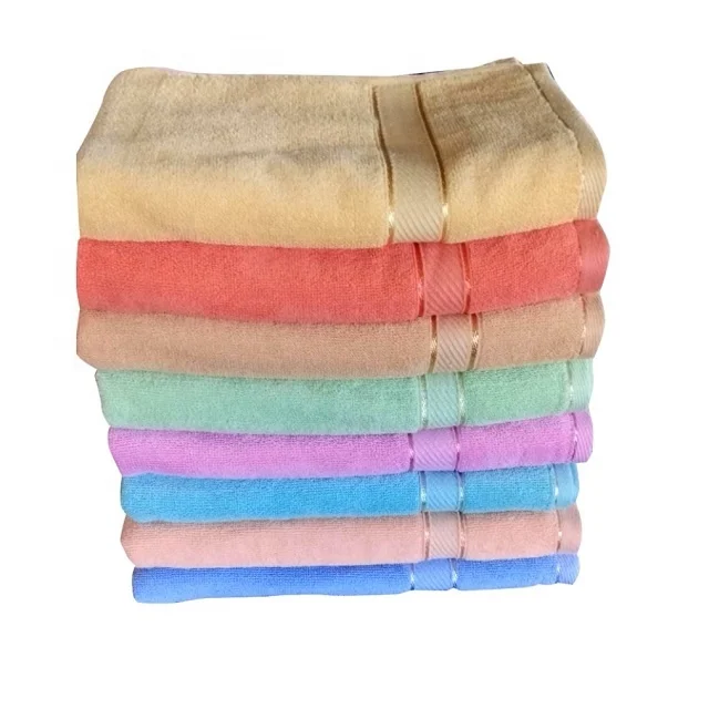 Wholesale Custom Logo and Designs 100% Cotton Bath Hand Towels Super Soft Terry Towels Set