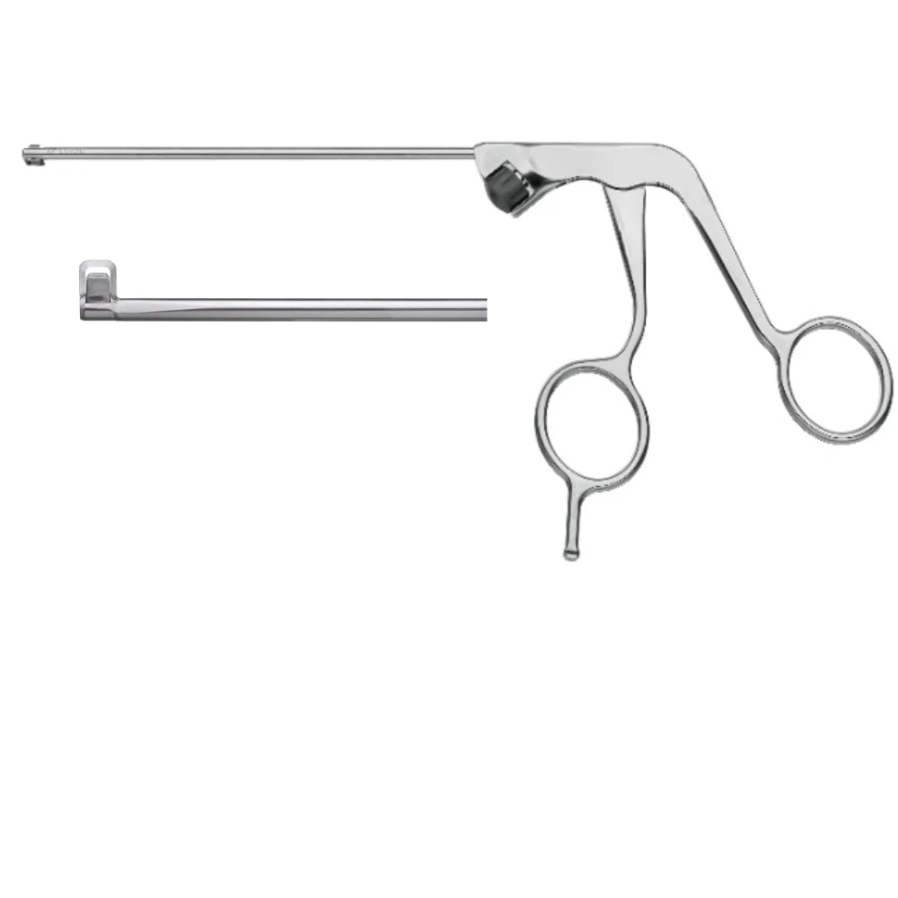 Premium Arthroscopy Set Medical Punch Forceps Left Bend Crosstoothed