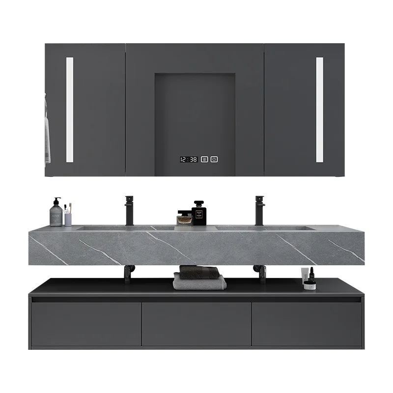 Luxury Floating Bathroom Vanity Supplier Mirror Bathroom Modern