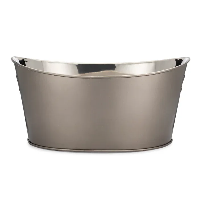 Modern Metal Ice Bucket For Bar Home /hotel Wine/ Beer /vodka Cooler Ice Bucket Customized