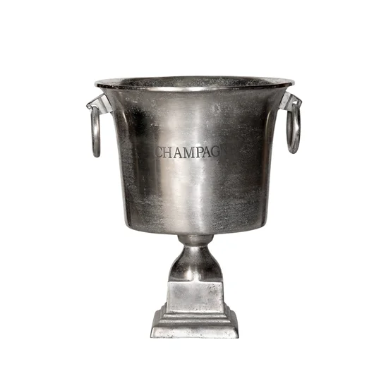 Metal Wine Cooler Bowl Metal Casted Aluminium Champagne Bucket Decorative Beverage Party Tub